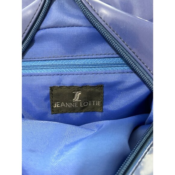 Jeanne Lottie Women's Handbag Purse Minimalist Purple Ombre Shiny - Picture 5 of 8